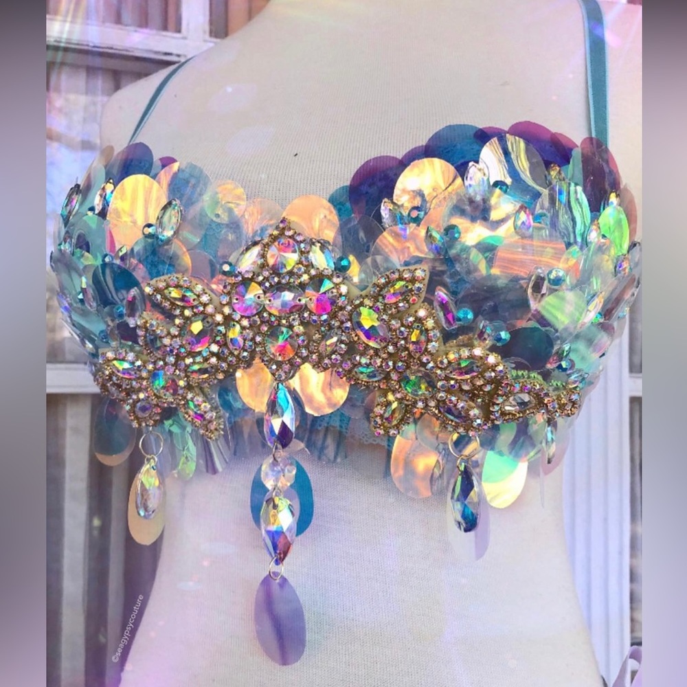 Sirens of Venus Co. Gorgeous Festival/Rave Bra and Underwear